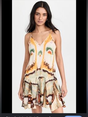 CHUFY Plant Magick Iris mini dress $495 size small